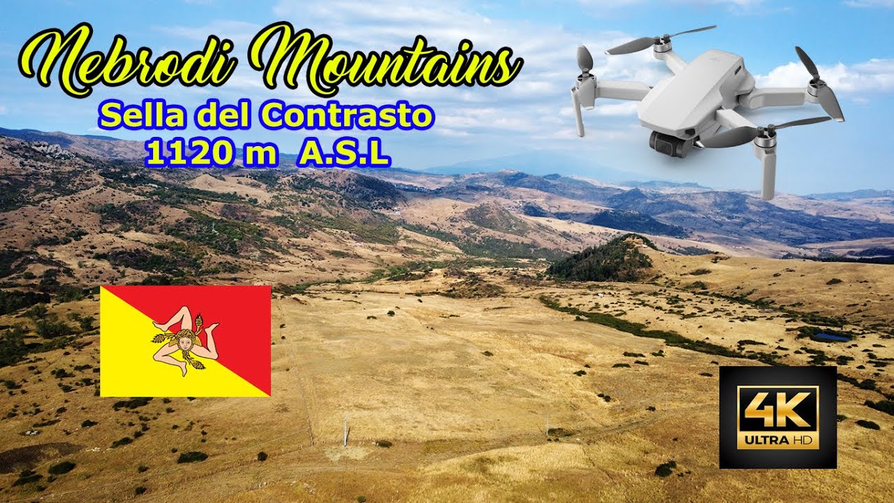 NEBRODI MOUNTAINS, SICILY, ITALY 4K DRONE