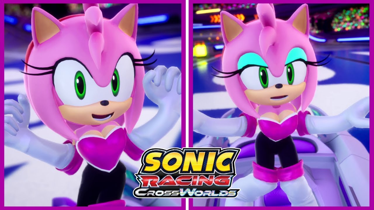 🩷 UPDATED Amy Rouge Looks Even BETTER! - Sonic Racing: CrossWorlds (4k)