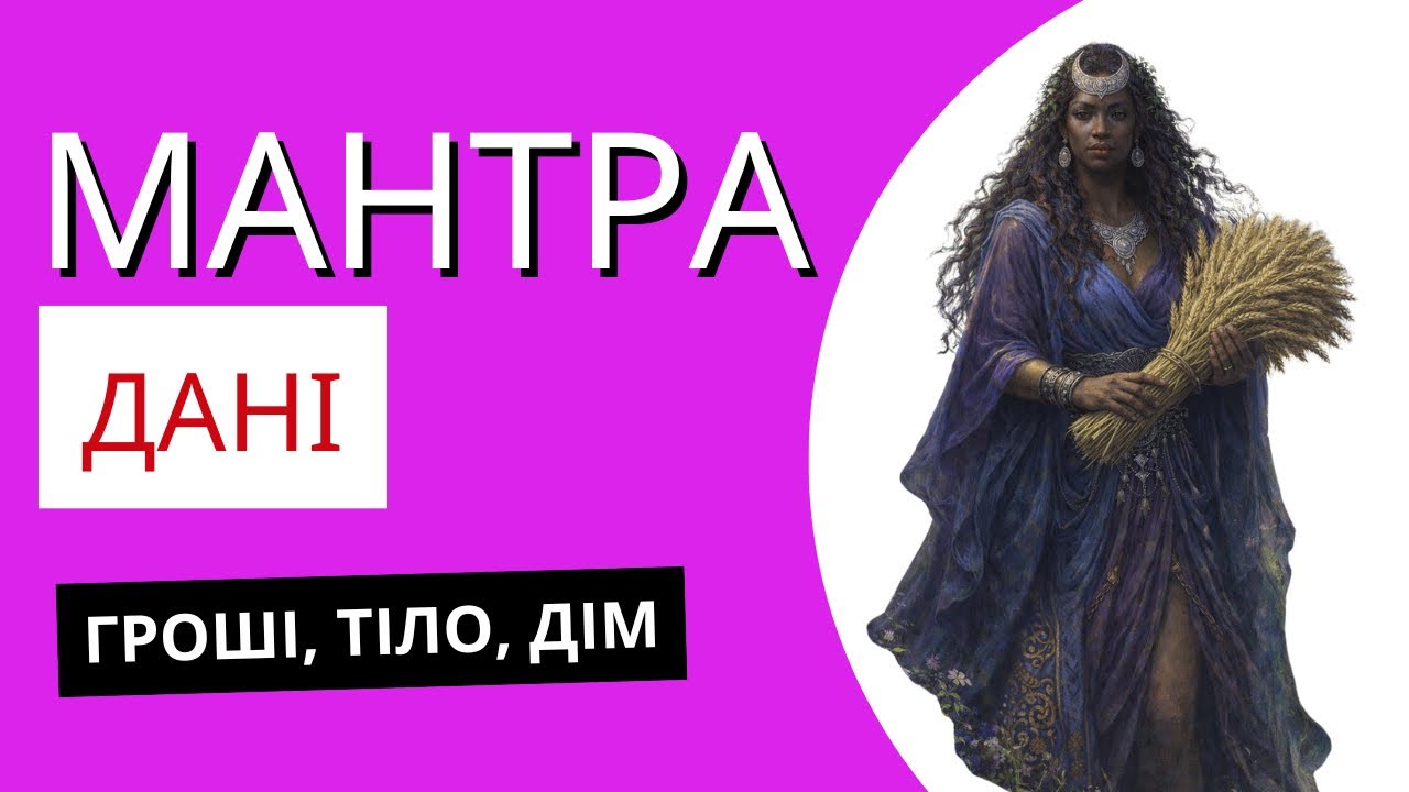 Достаток, здоровʼя, стабільність, родючість. Мантра Дані