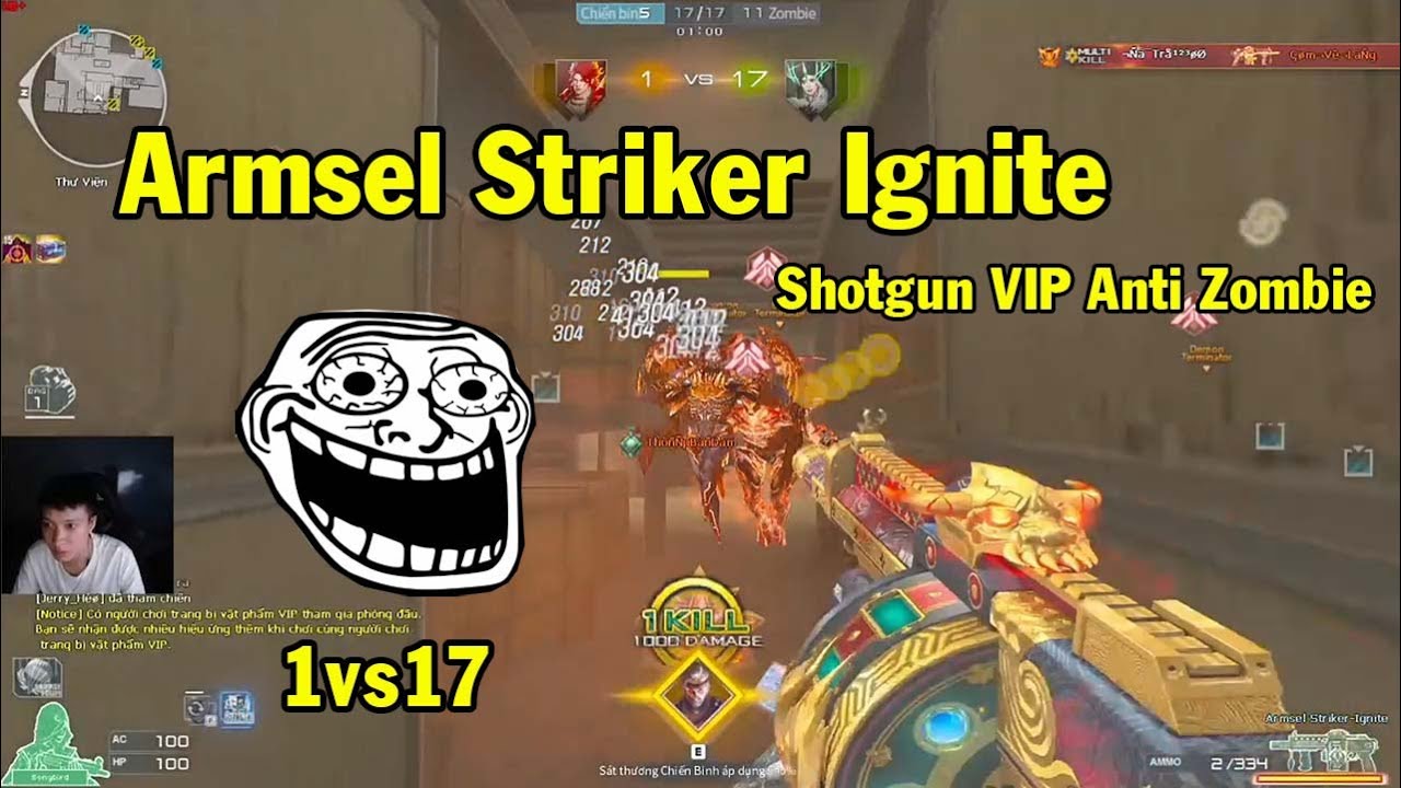 ▶ CỰC PHẨM  ARMSEL STRIKER IGNITE ANTI ZOMBIE | DƯỢNG BI NANO