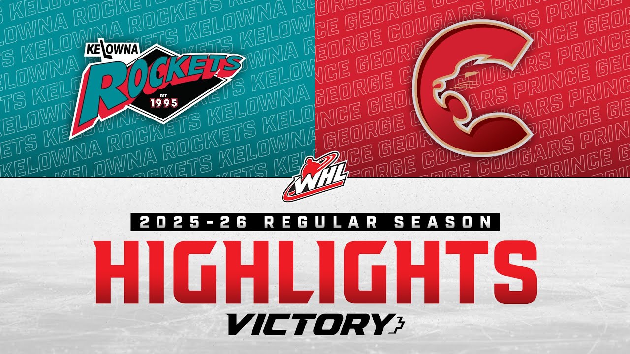 Kelowna Rockets at Prince George Cougars 10/8 | WHL Highlights 2025-26