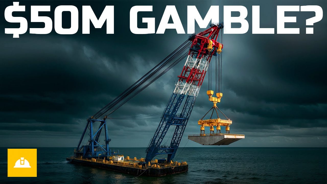 The Mega Crane America Towed 6,000 Miles To Finish The Job