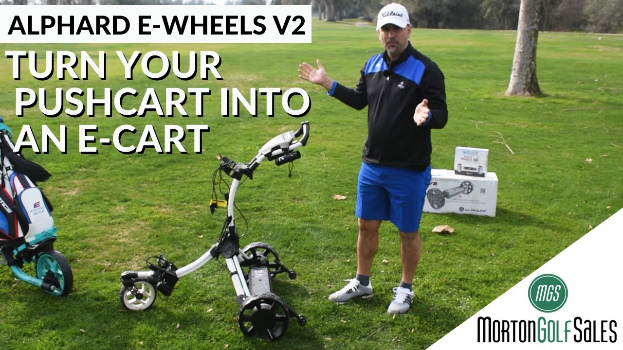 Convert your golf pushcart into an e-cart