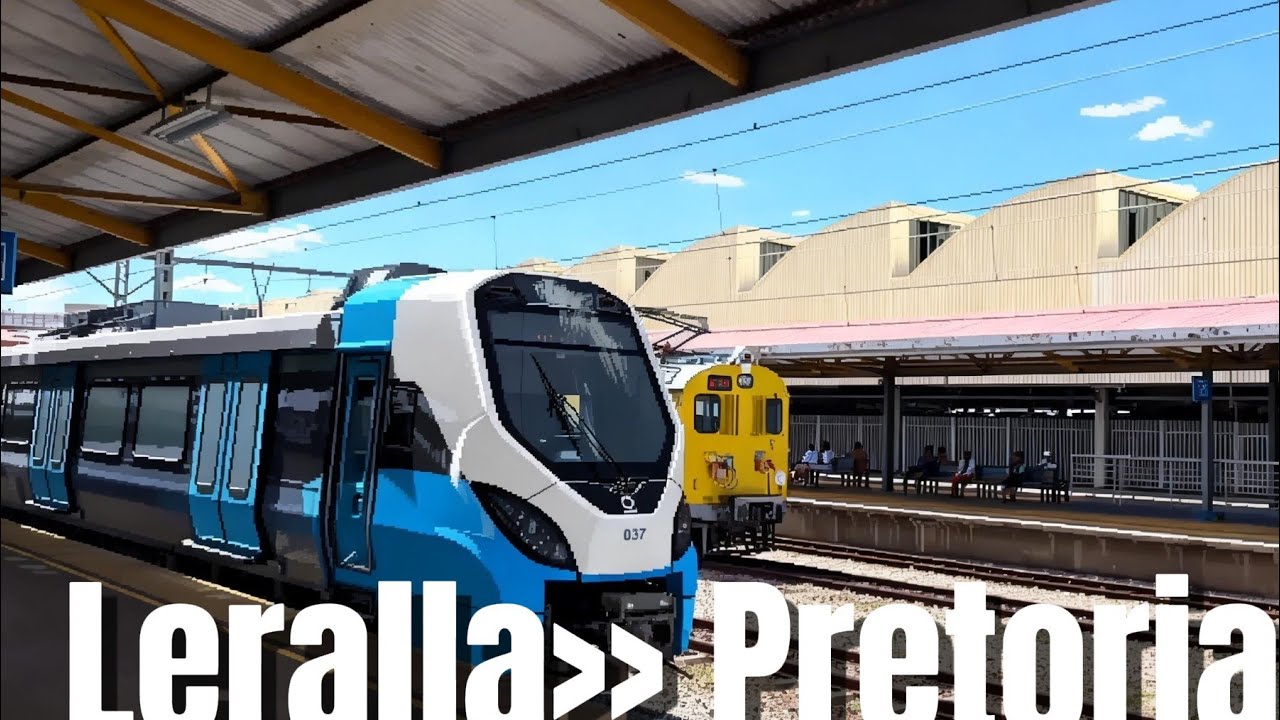 Railway line between Leralla to Pretoria station 🤯✅