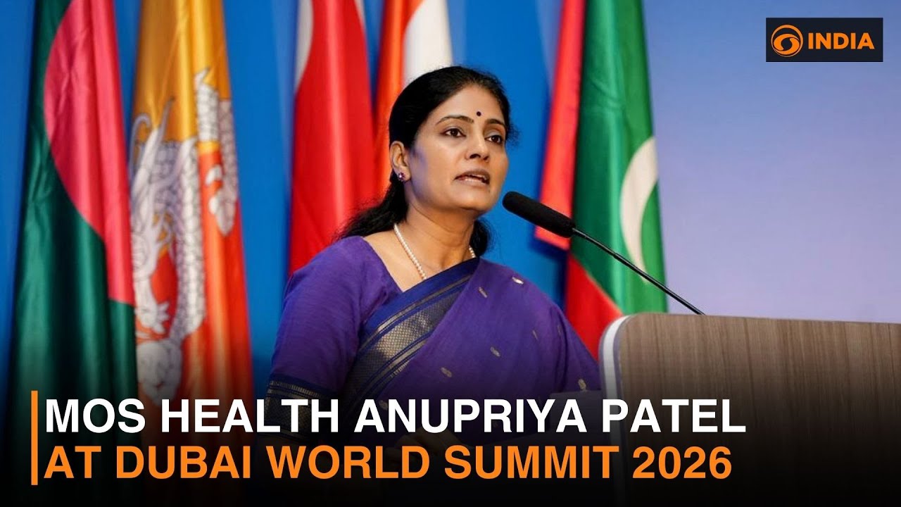 MoS Health Anupriya Patel at Dubai World Summit 2026