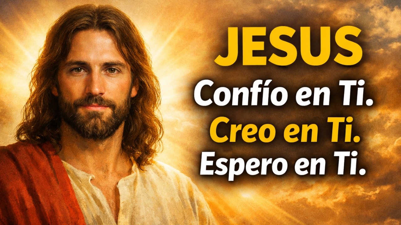 Jesús, Confío en Ti | Oración Poderosa de Fe y Milagro | Creo en Ti, Espero en Ti