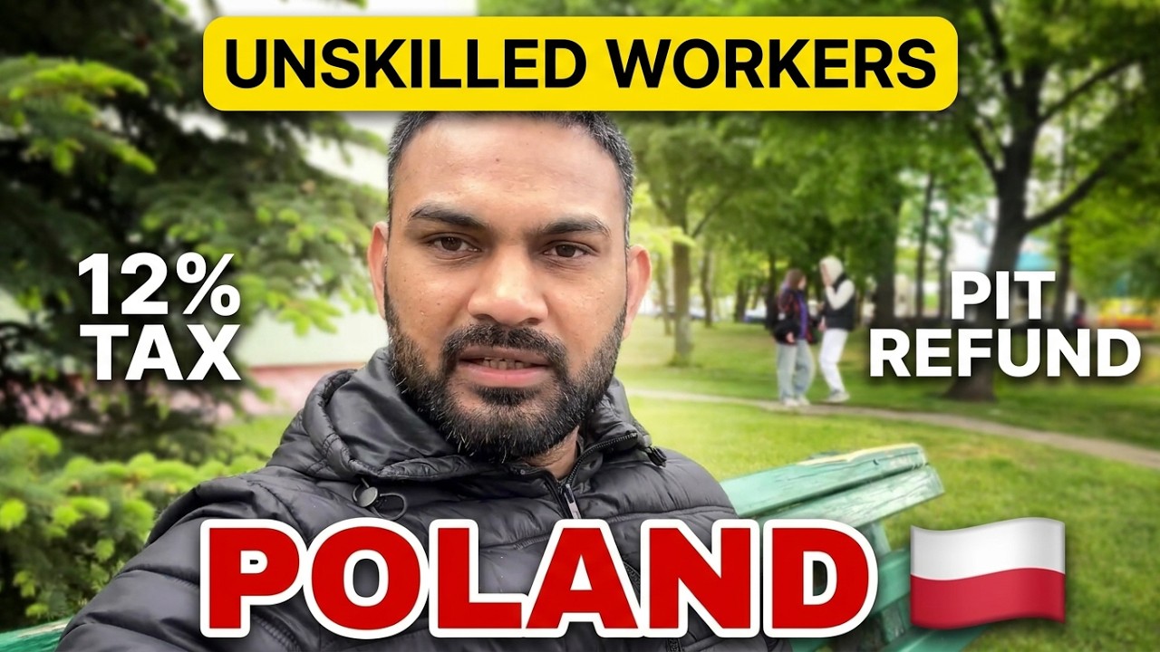 Poland taxes for unskilled workers | How much tax have to pay #indianinpoland #taxes #polandvlog