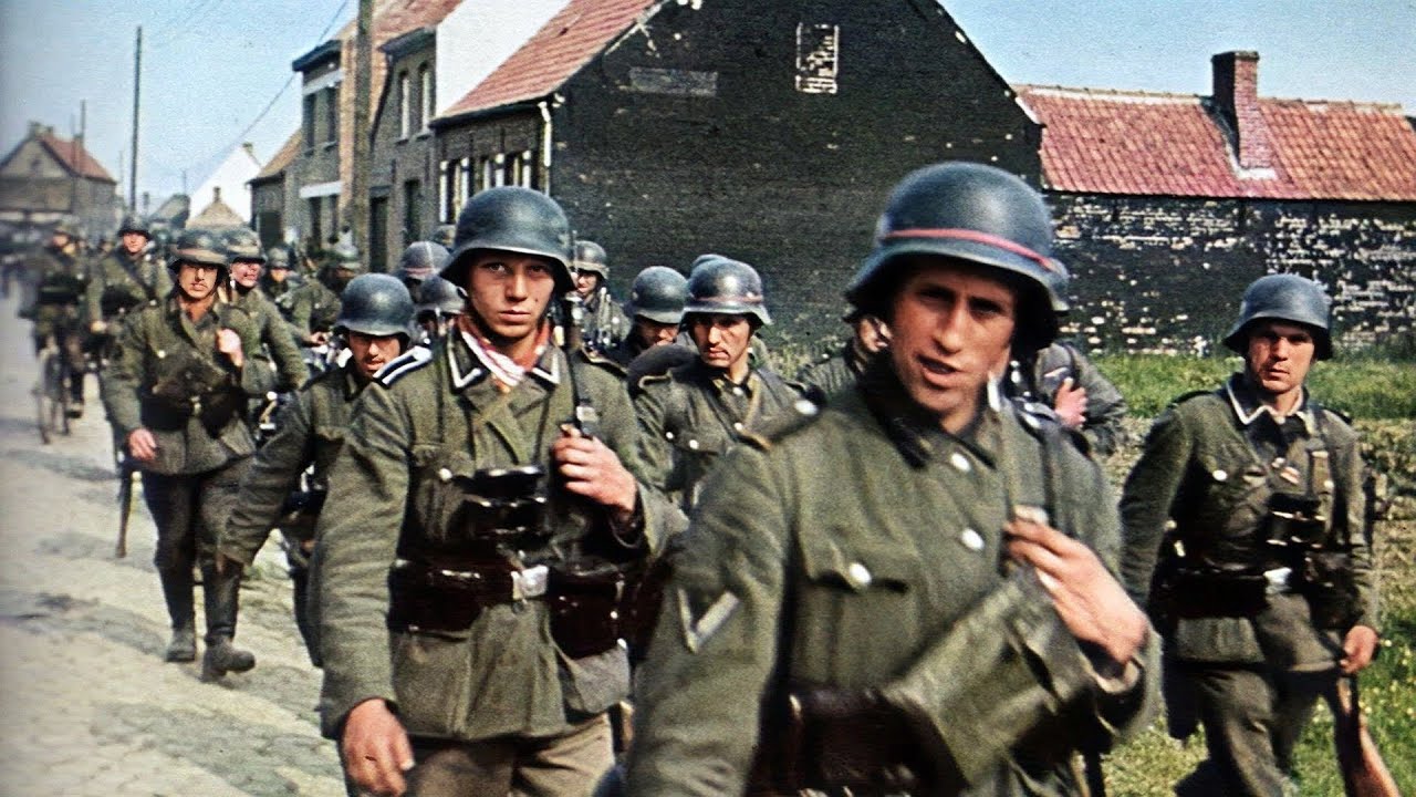Уникальная немецкая кинохроника Битвы за Дюнкерк (1940) 