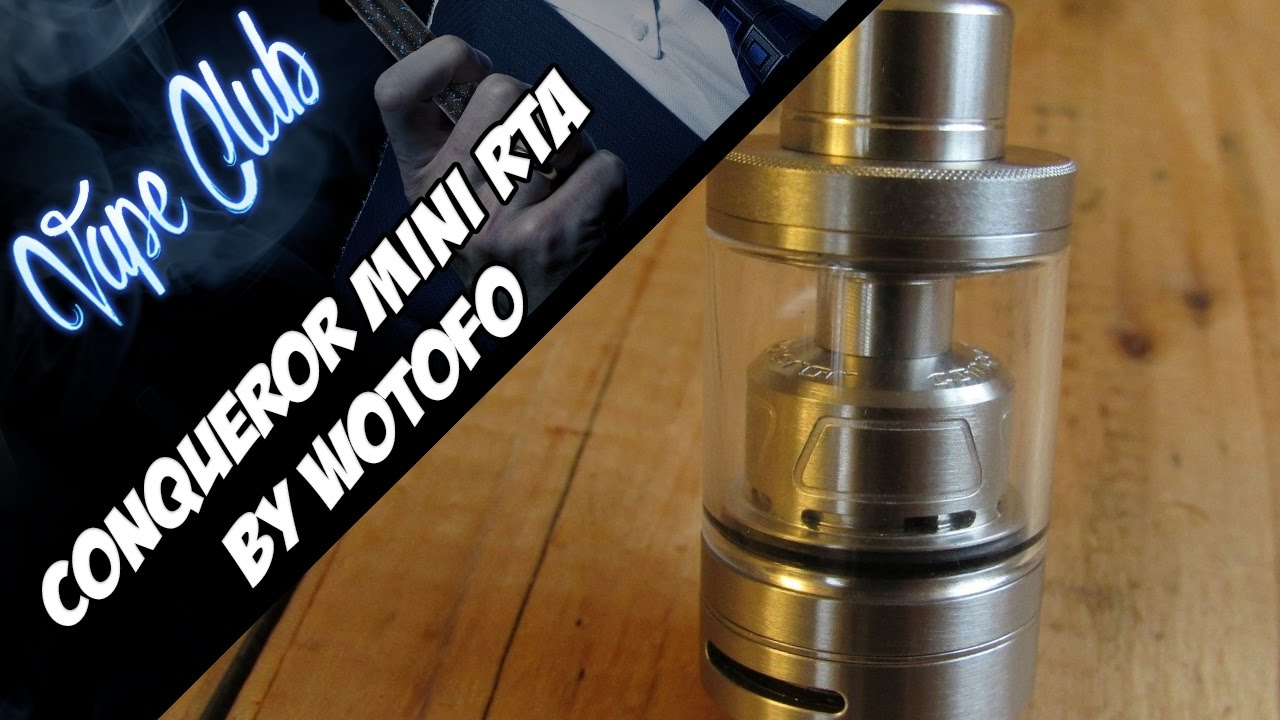 Обзор бака Conqueror Mini RTA by Wotofo (heavengifts.com)
