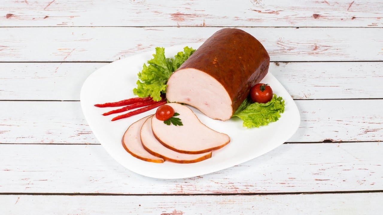 Домашняя прессованная куриная ветчина