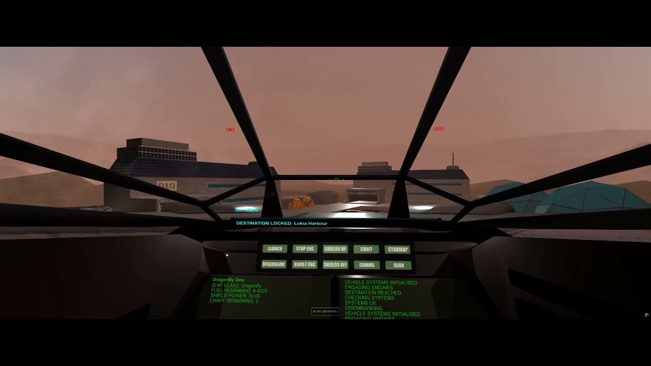 TechnoVisual Space Travels around Lokia Harbour