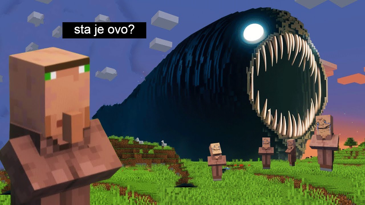 Prenkovao Sam Prijatelja Sa Dzinovskim Crvom u Minecraftu