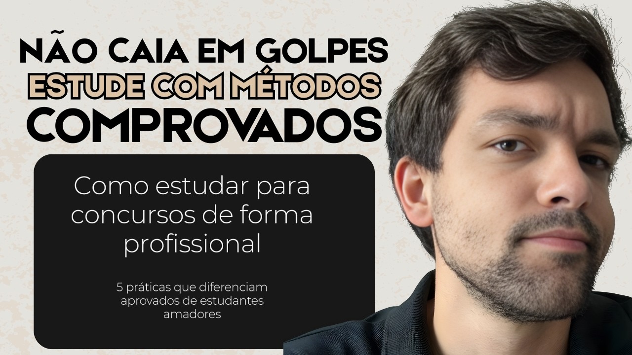 Como REALMENTE estudar para CONCURSOS (e passar)