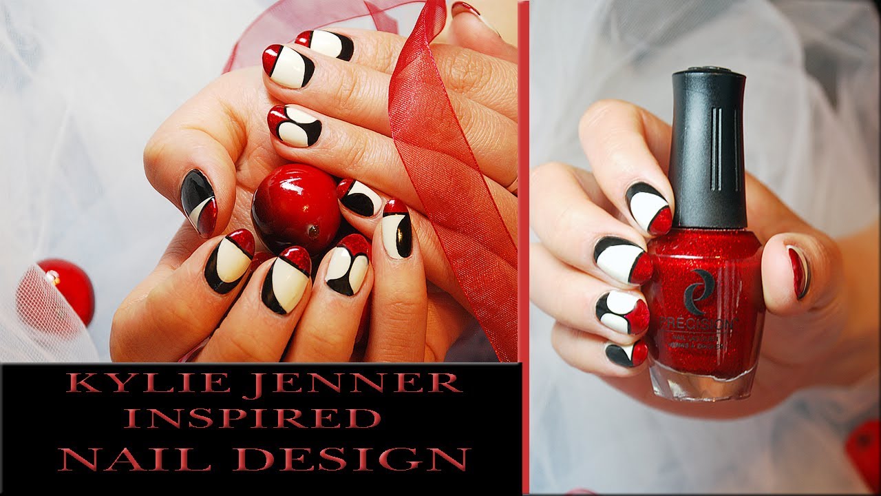 Kylie Jenner Inspired Nail Design Tutorial Nails Of Promise.