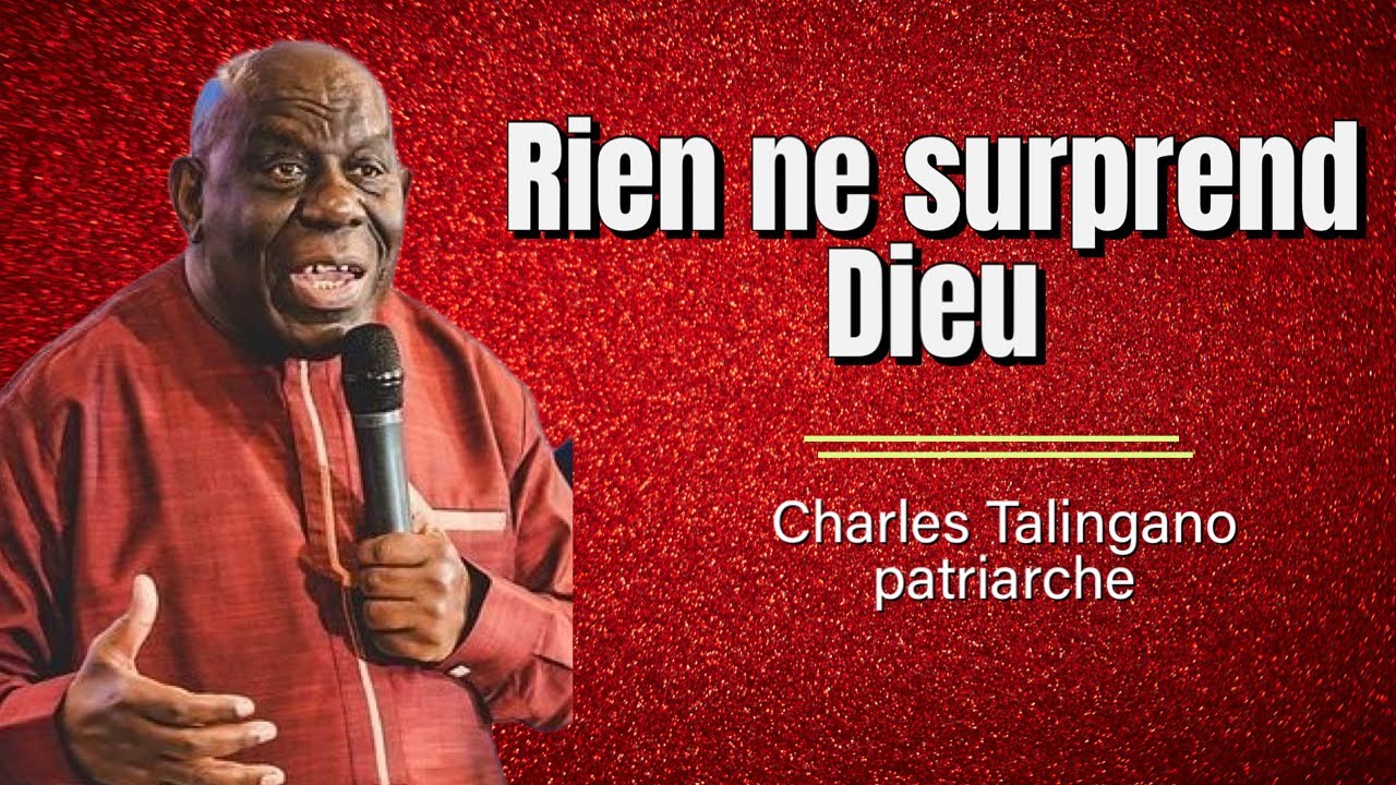 RIEN NE SURPREND DIEU #charlestalingano