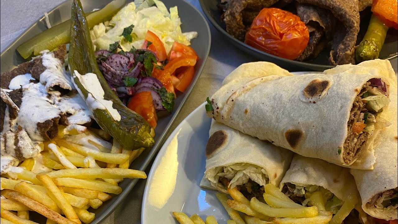ئامادەکردنی دۆنێر کەباب /Doner kebab 