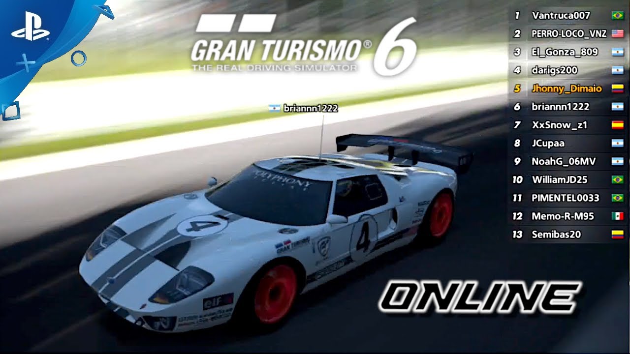 GRAN TURISMO 6 ONLINE PS3