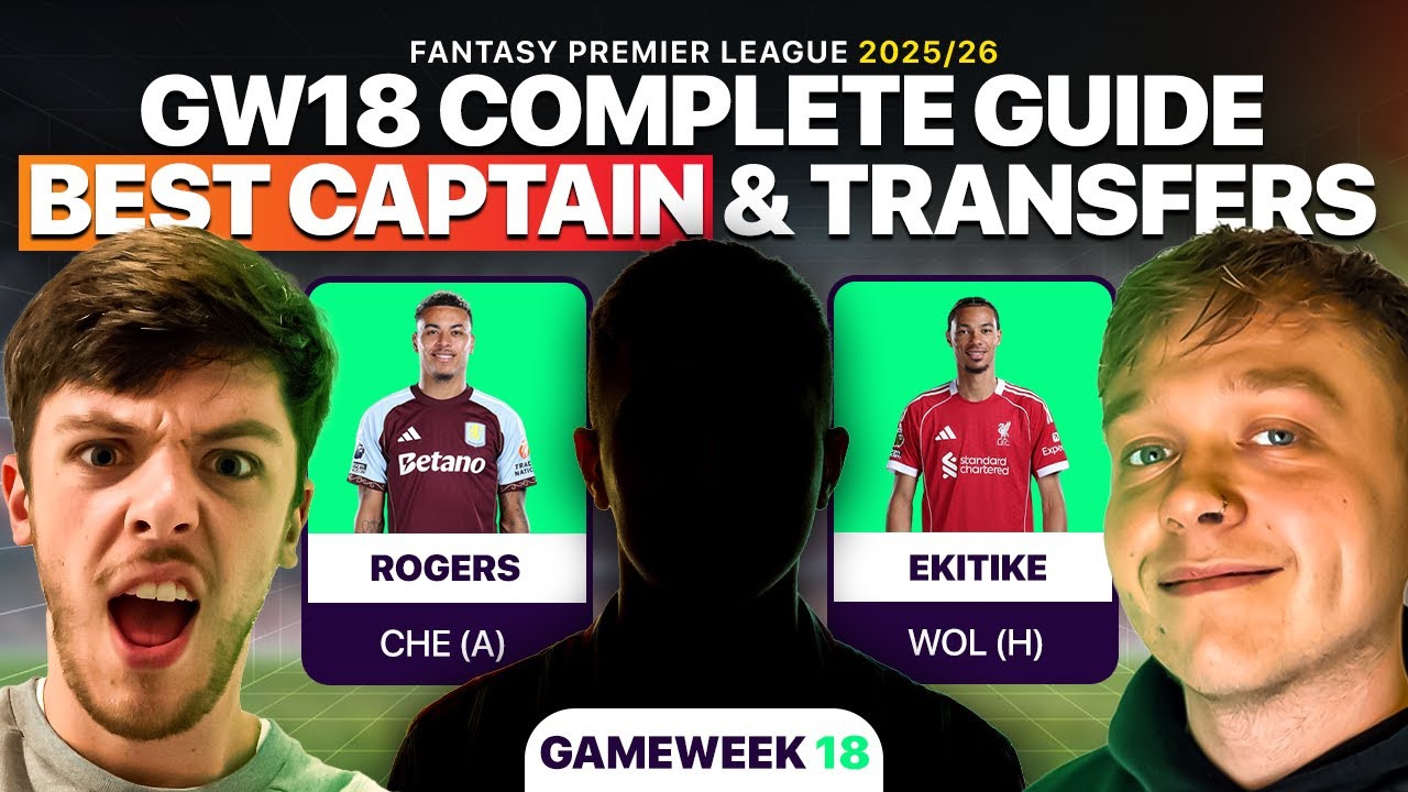 FPL GW18 COMPLETE GUIDE 🚨 Best Bruno Replacements, Captain Picks & Differentials