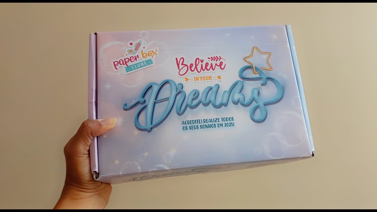 Unboxing Paper Box Clube Laranja Lima - Tema Believe in your dreamy - dezembro 2024.