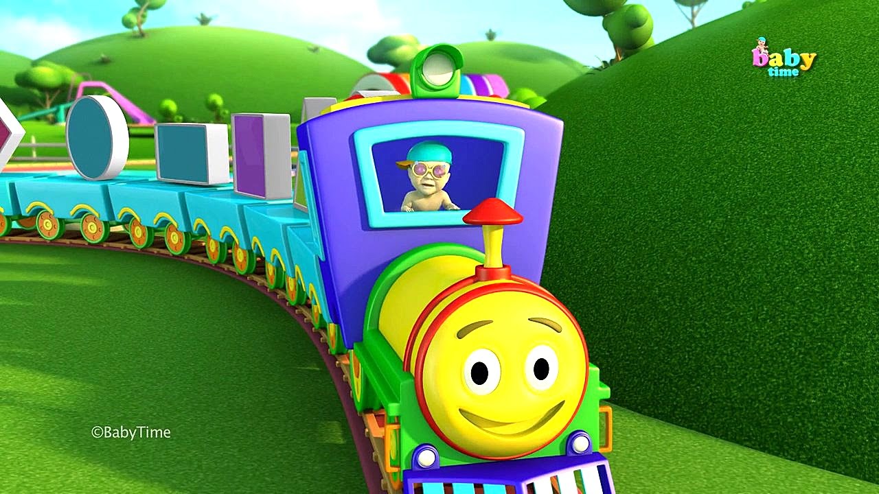 Joe, The Train | Learning Shapes With 3D Train | BabyTime Videos For Children