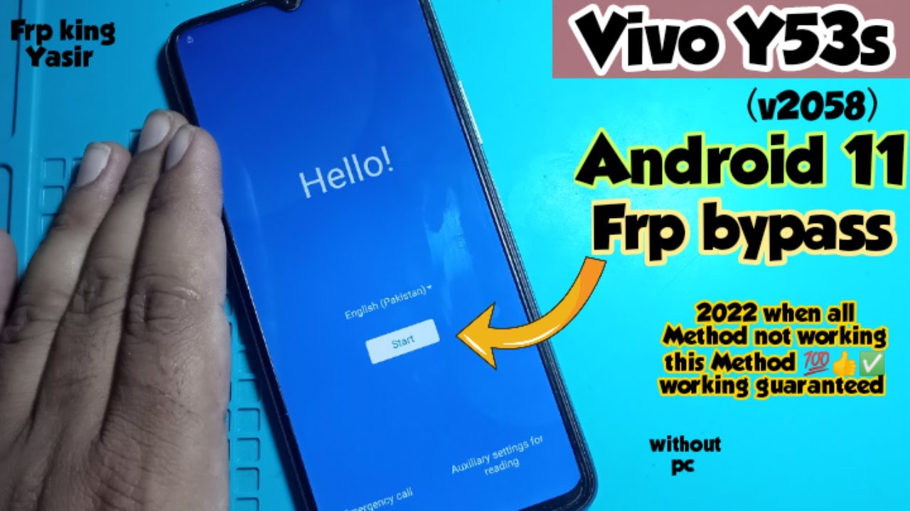 Vivo Y53s FRP Bypass/Vivo V2058 Android 11 Frp Bypass|ALL VIVO ANDROID 11 FRP BYPASS WITHOUT PC|