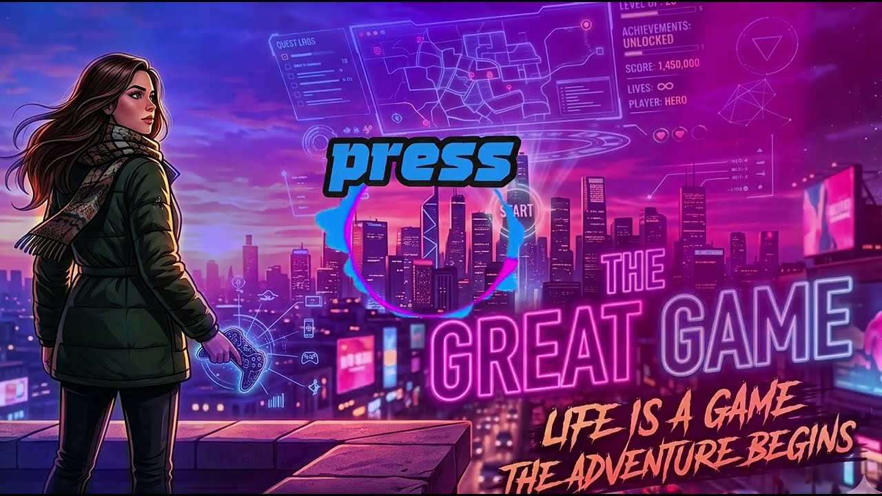 Crescendo Calm - The Great Game (Sia's style, Official Lyric Video)