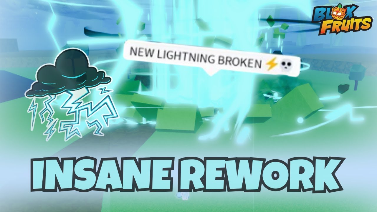 The *NEW LIGHTNING* Rework is INSANE | Blox Fruits