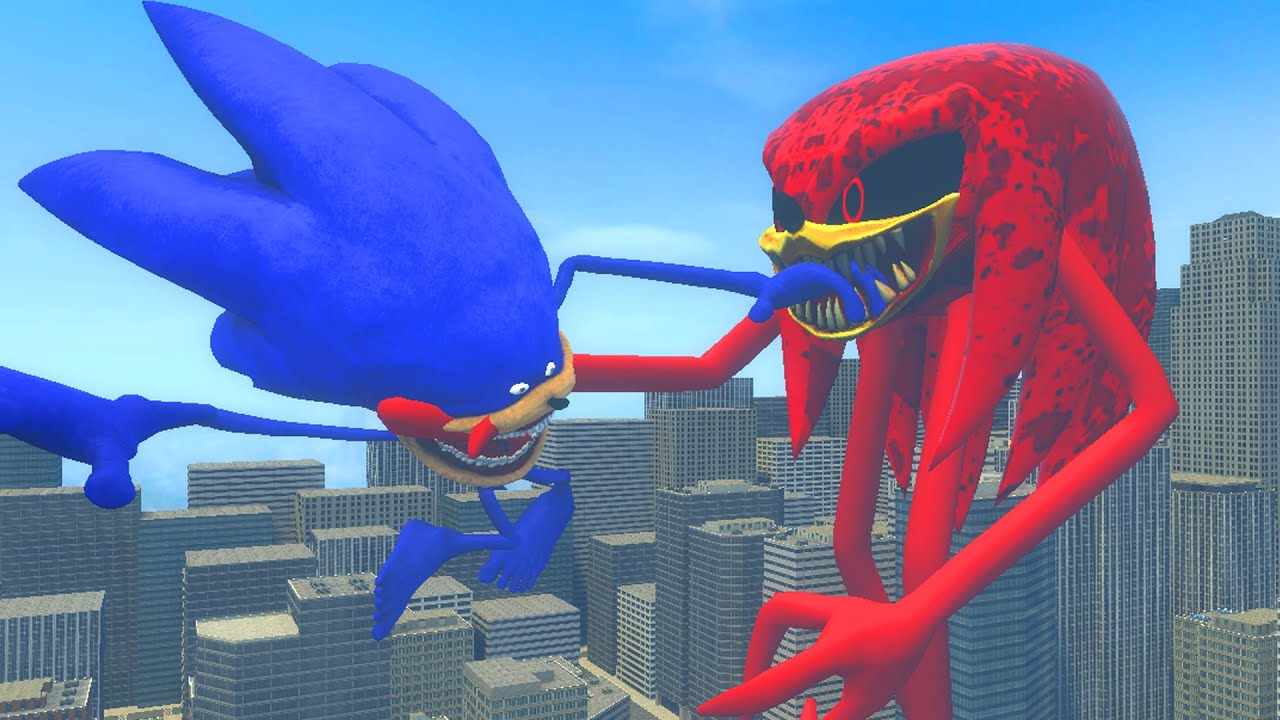NEW KNUCKLES NIGHTMARE INNYUME SMILEY'S VS EVOLUTION OF ALL SHIN SONIC TAPES FAMILY in Garry's Mod
