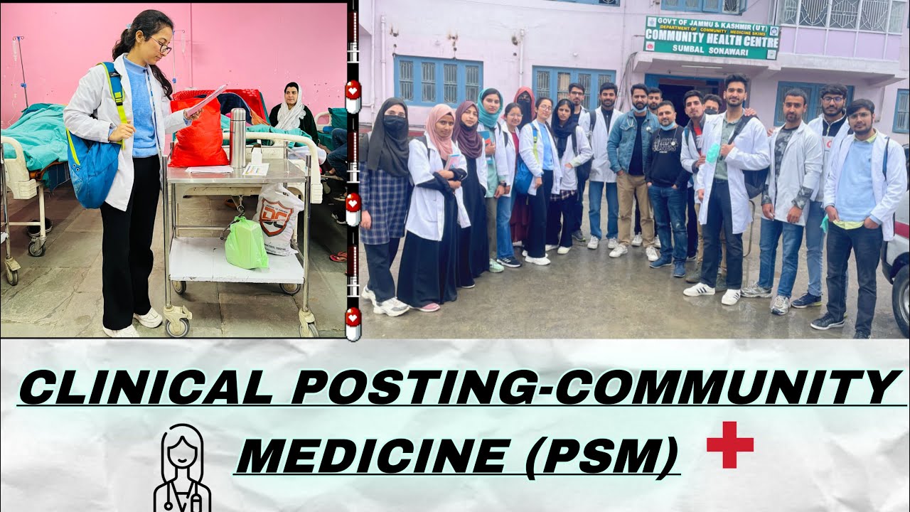 Clinical Posting-Community Medicine(PSM)//SKIMS MC& H #mbbs #neet
