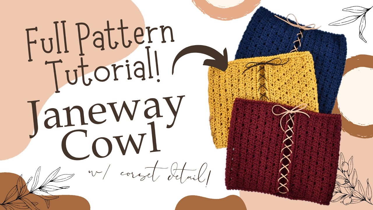 Crochet Tutorial for Corset Style Lace Cowl
