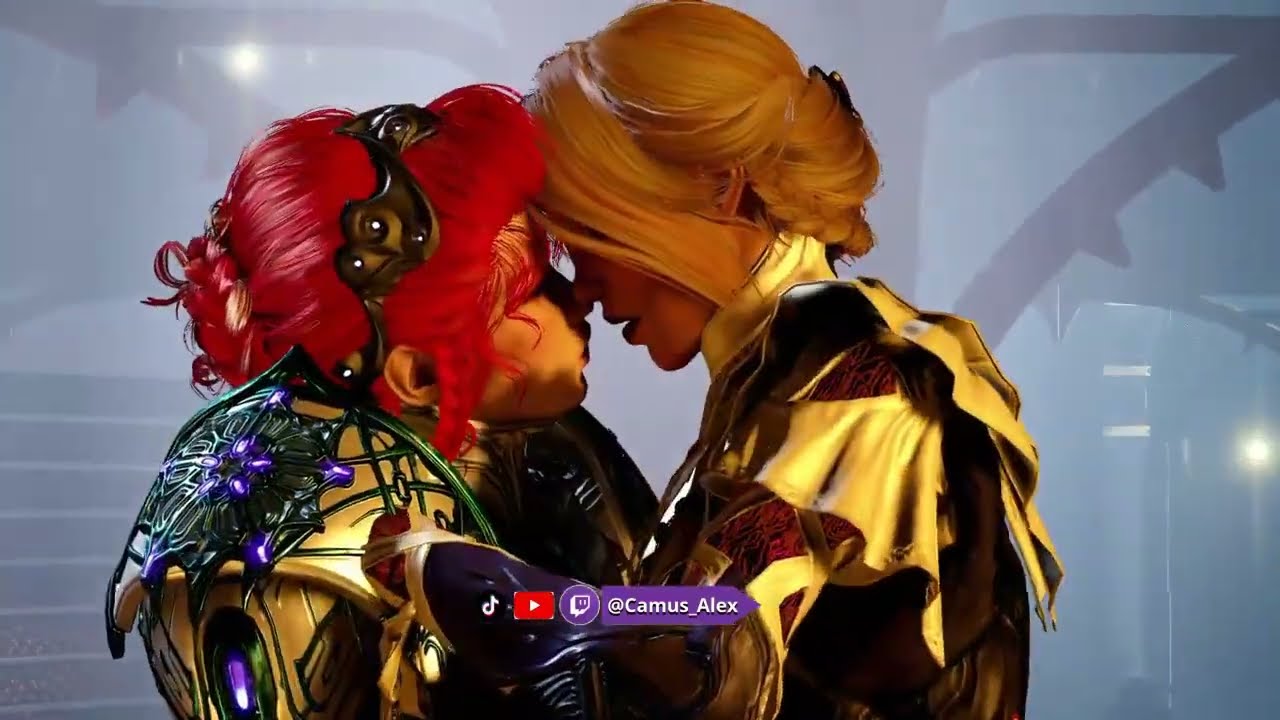 Warframe Marie Leroux Escena de Beso