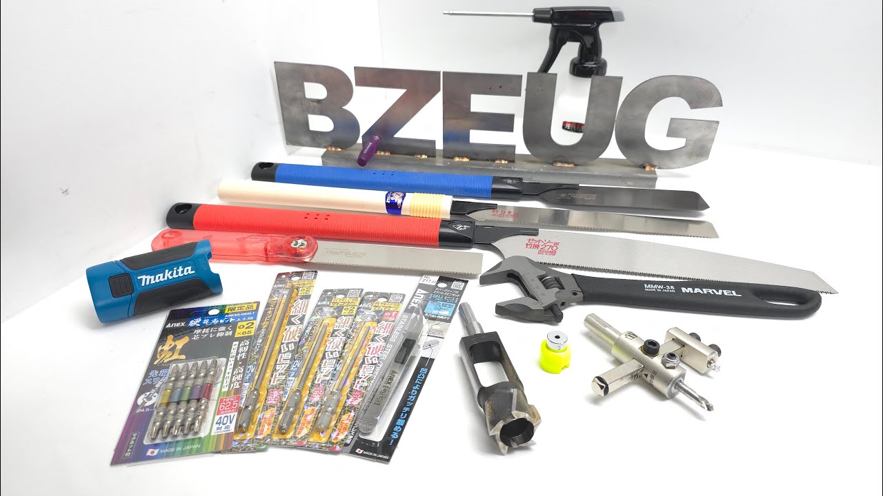 Japan Tool Haul: Marvel MMW-38 wrench, Star-M, Z-Saw, ANEX dragon, Makita, Farupla Jet Oiler