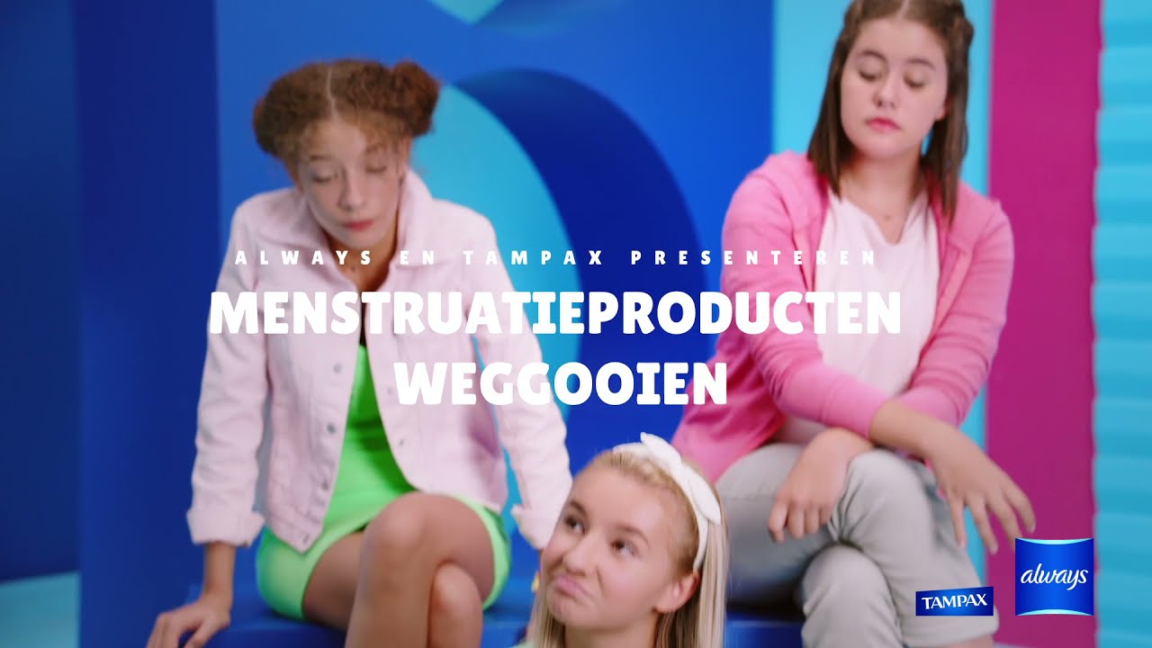 Menstruatieproducten weggooien
