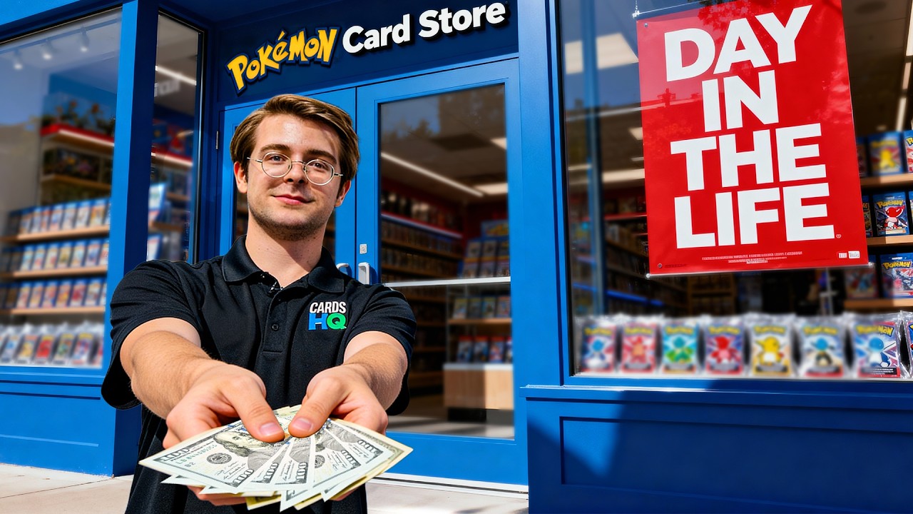 Day in the Life of a Pokemon Card Shop Employee (Buying Counter)