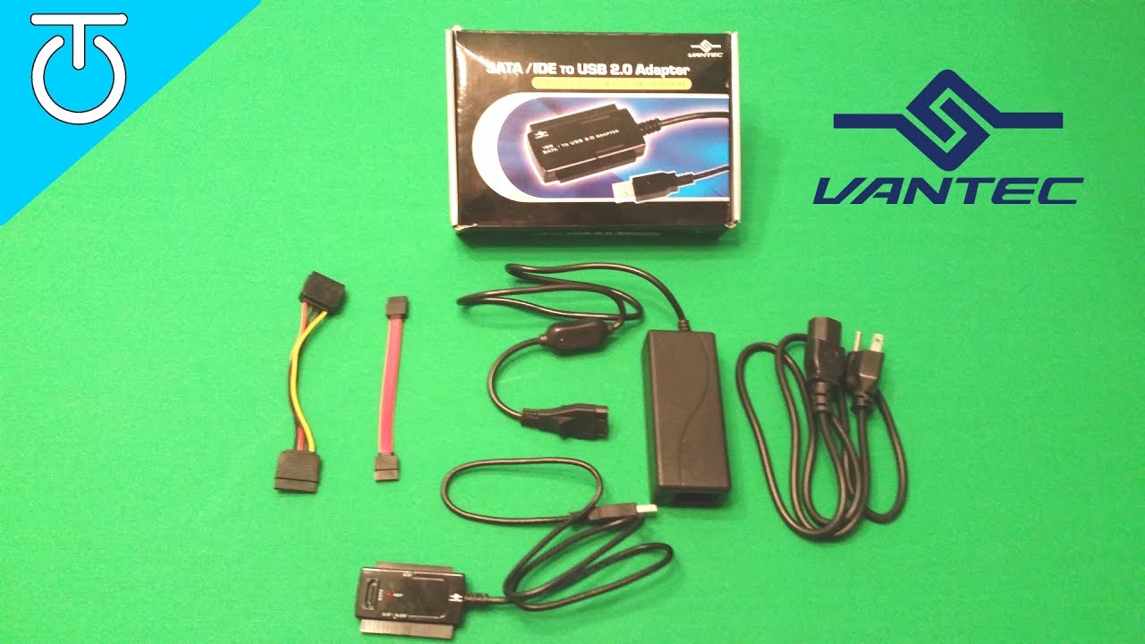 Vantec USB 2.0 to IDE/SATA Adapter (External Hard Drive Adapter)