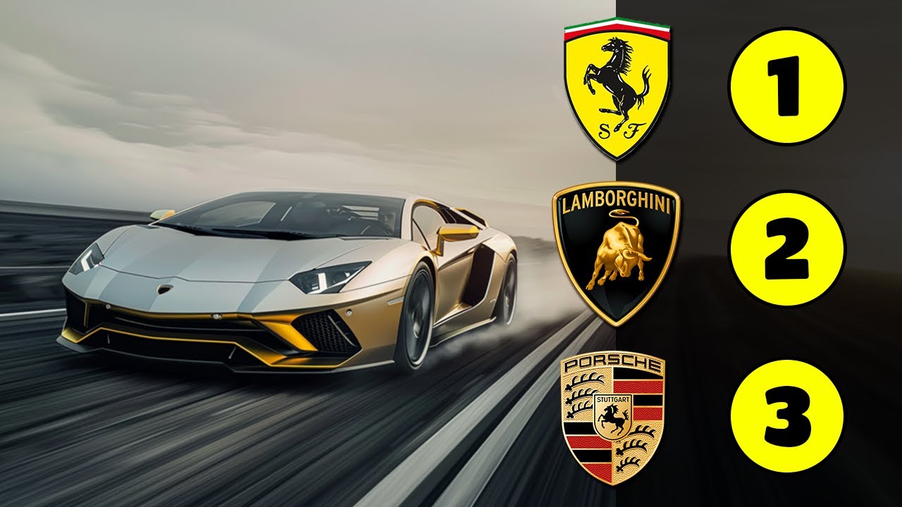 TROUVE la MARQUE grâce à la VOITURE ! 🤔 QUIZ VOITURE 🏆✅ Ferrari, Lamborghini, Porsche 🏎️