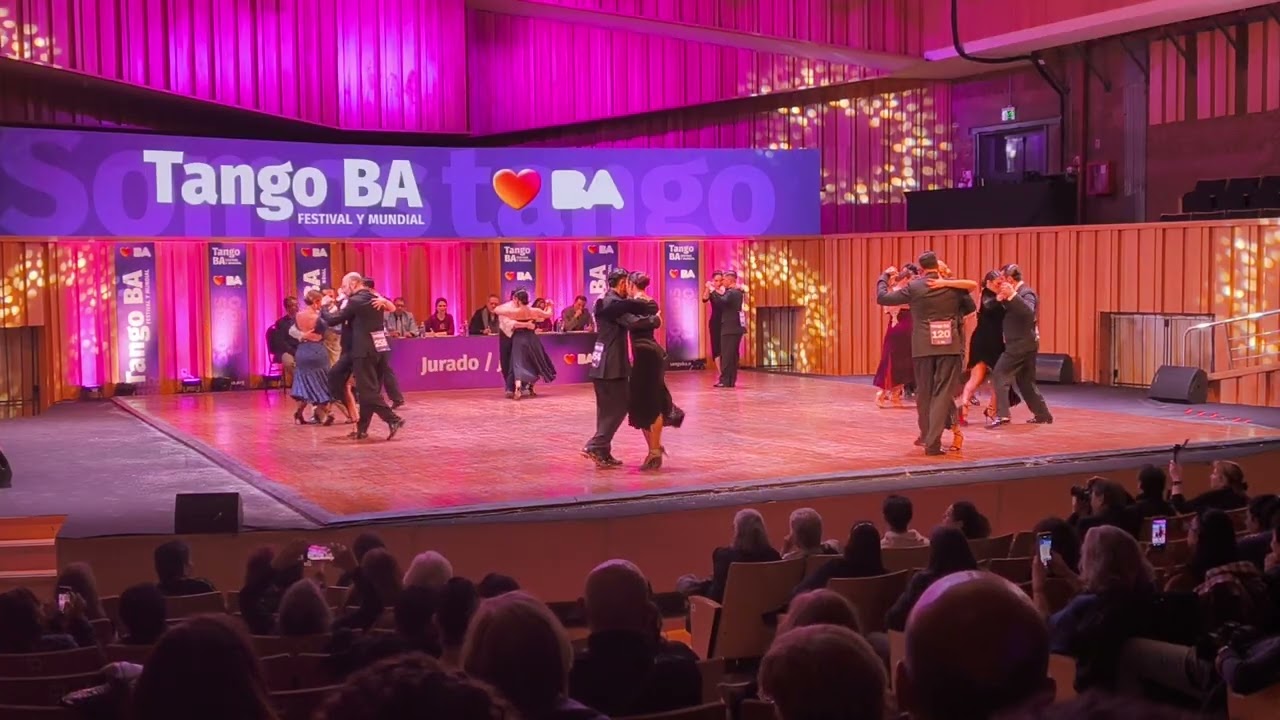 Mundial de Tango 2026, Cuartos de Fina, Ronda 1 jurado B Tango Pista. Usina del Arte 27ago26.