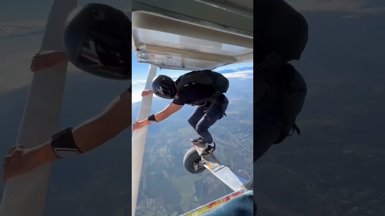 primer salto desde un Cessna #paracaidismo #skydiving #extremesports