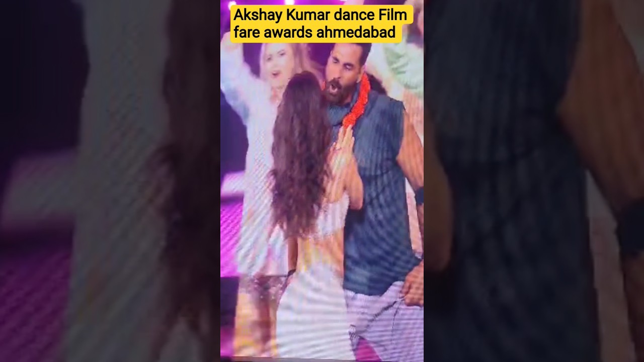 Akshay Kumar dance Film fare awards ahmedabad 2025 #shorts #filmfareawards