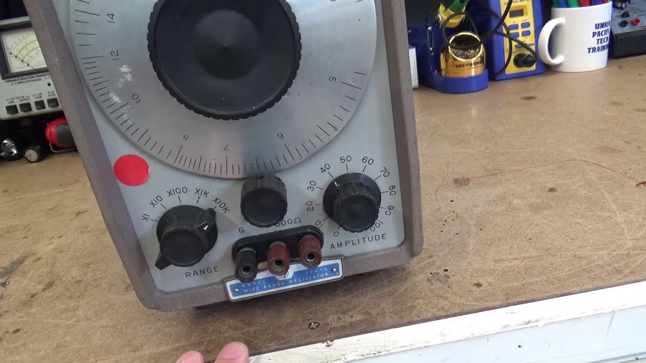 EBAY Special! HP 200CD Wide Range Audio Generator Checkout Part 1
