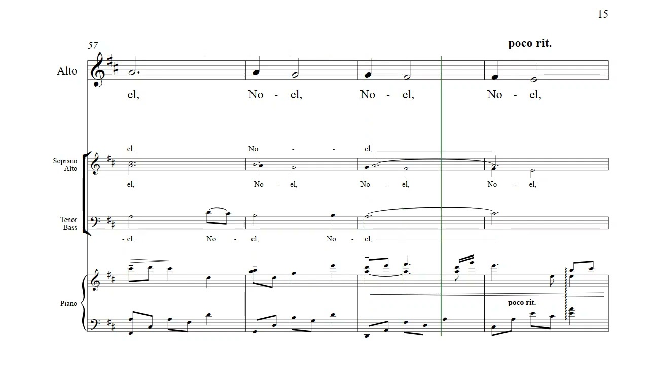 The First Noel : Dan Forrest - Alto