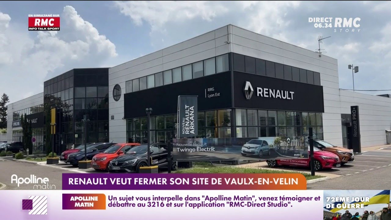 Renault veut fermer son site de Vaulx-en-Velin