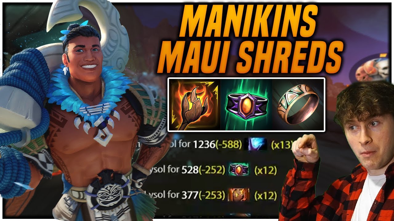 MANAKINS ATTACK SPEED MAUI IS HILARIOUSLY BROKEN!