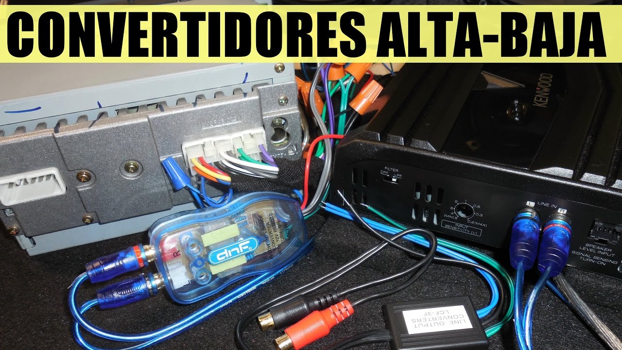 Tips para conectar un amplificador a autoestereo original (version sencilla)
