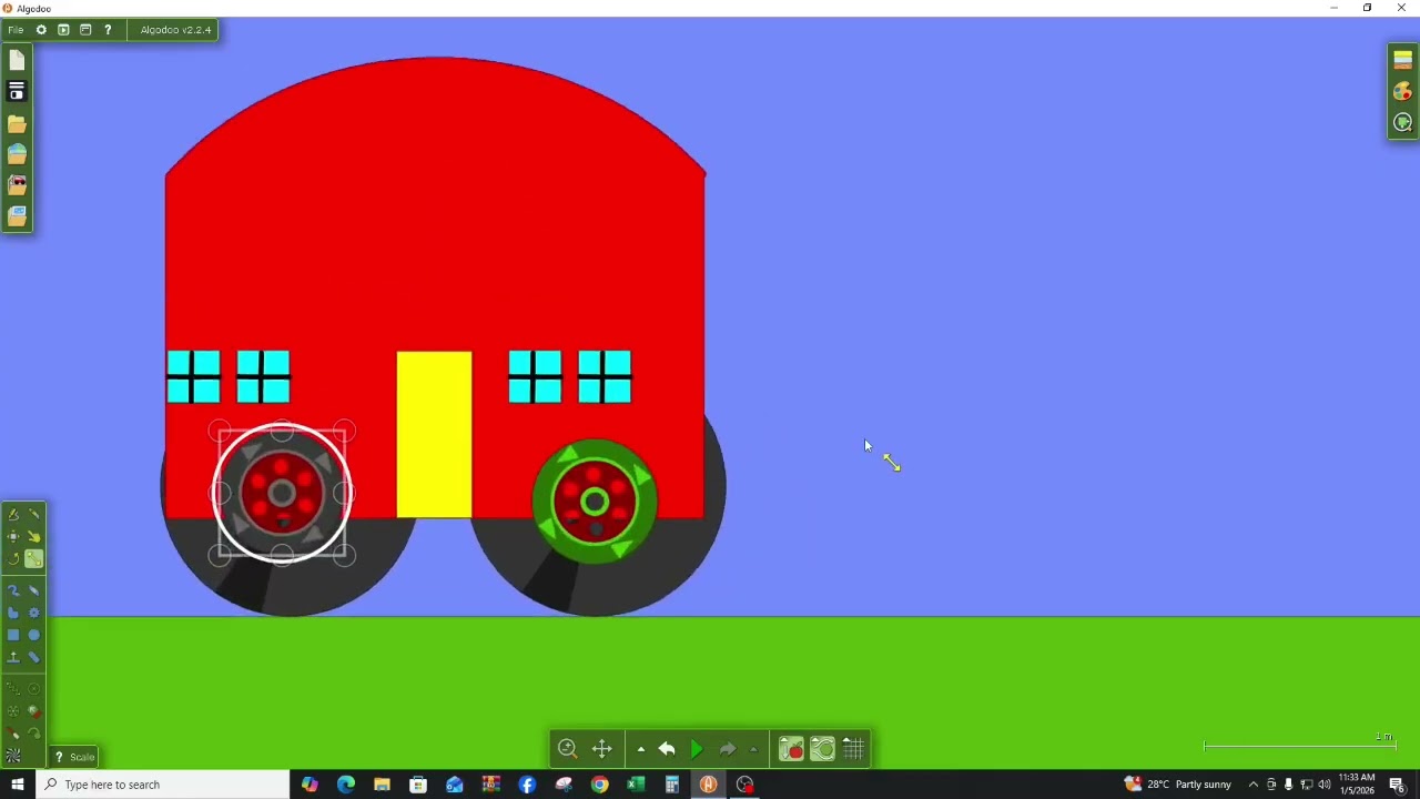 MAKING A CART FROM ALGODOO