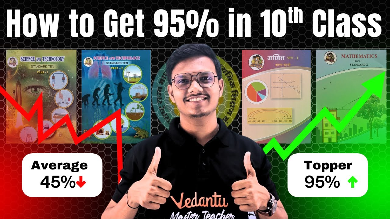 How to Score 95% in SSC Class 10 | Maharashtra Board Study Plan 2025