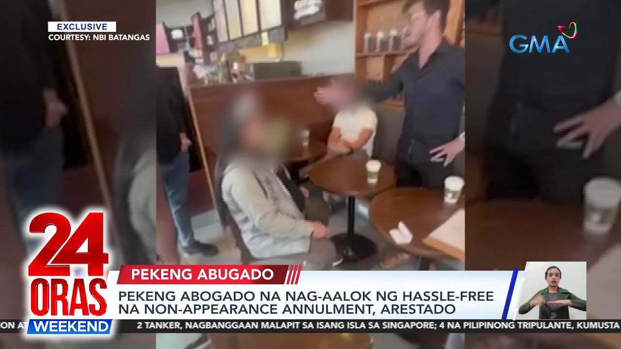 Pekeng abogado na nag-aalok ng hassle-free na non-appearance annulment, arestado | 24 Oras Weekend