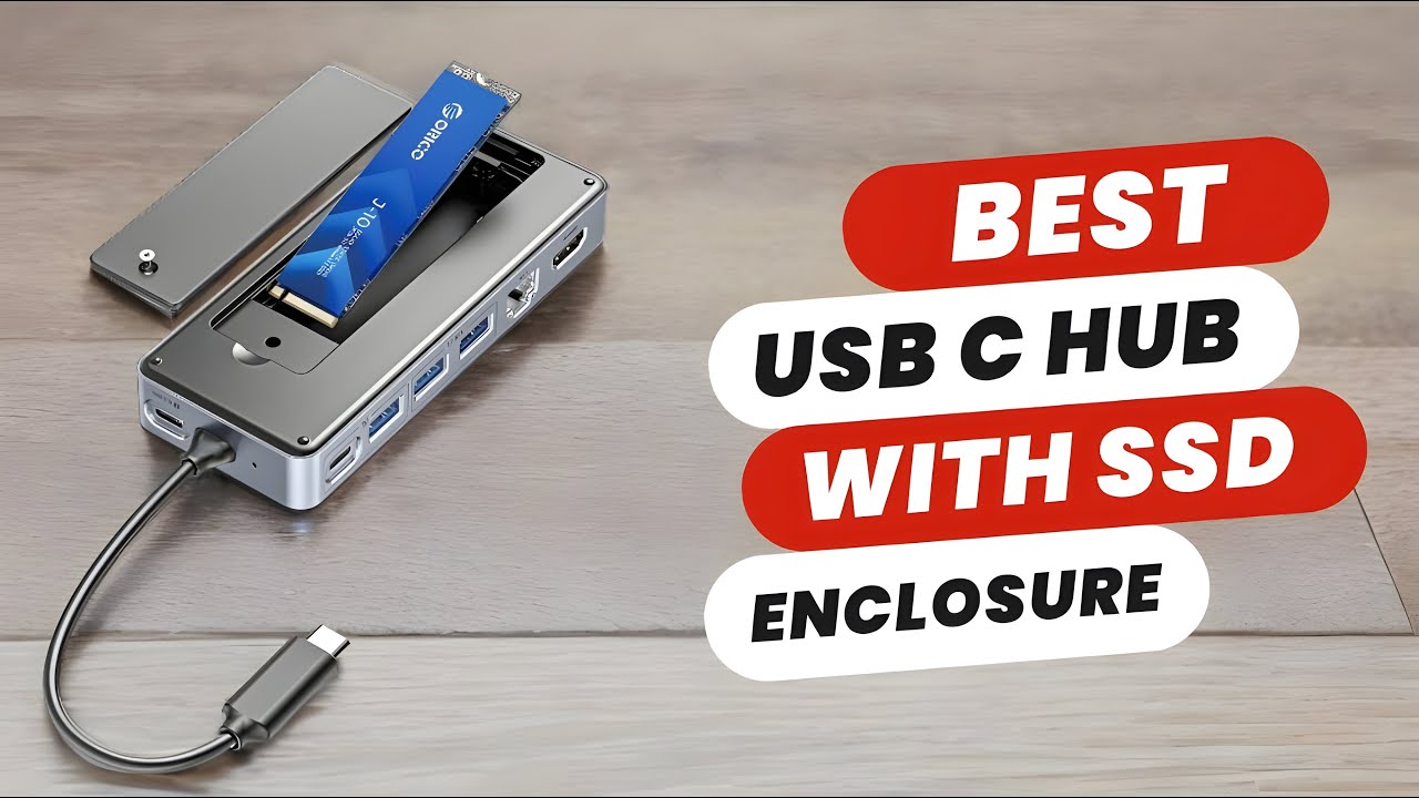 Best USB C HUB with M.2 NVMe SSD Enclosure | Ultimate Top 5 Picks!