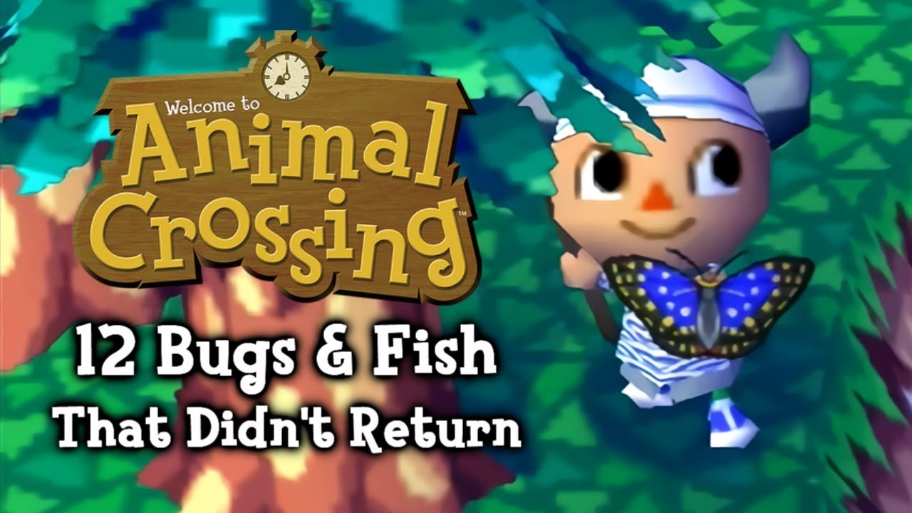Animal Crossing - 12 Bugs & Fish That Didn't Return
