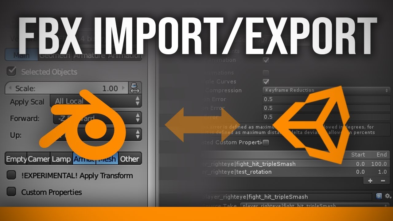Export FBX from Blender to Unity 2018.2 - in 4 steps | Tutorial
